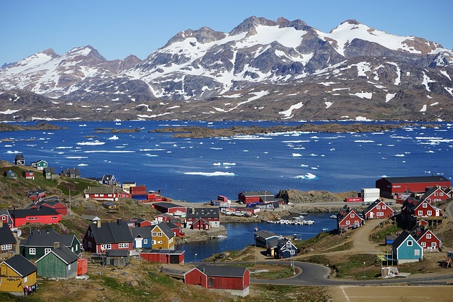 A settlement in Greenland