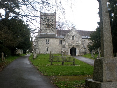 A view of Hambledon Church