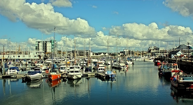 A view of Plymouth Hoe