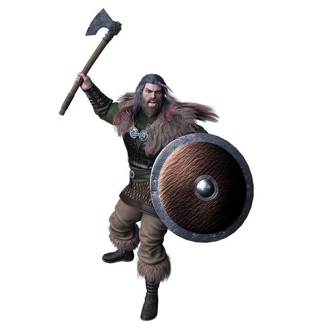 A Saxon warrior