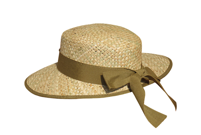 A straw hat