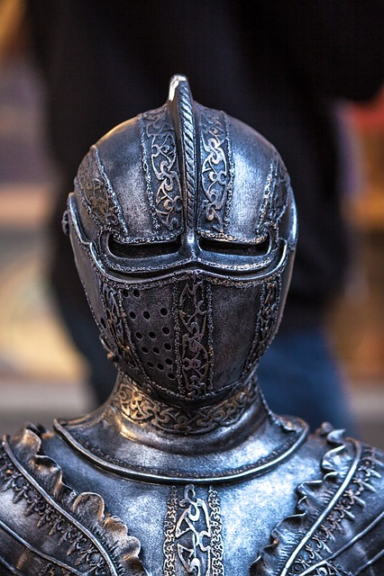 A medieval helmet
