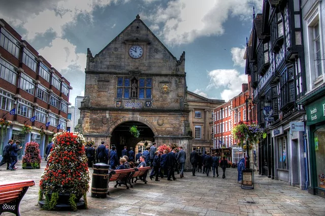 A view of Shrewsbury