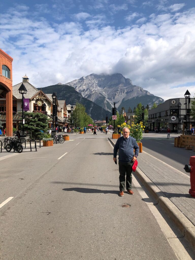 Me standing in Banff
